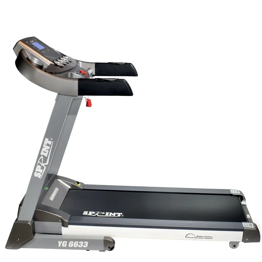 SPRINT - YG 6633 Treadmill - سبرنت - مشاية 120 كجم - side shot - DC Motor.webp