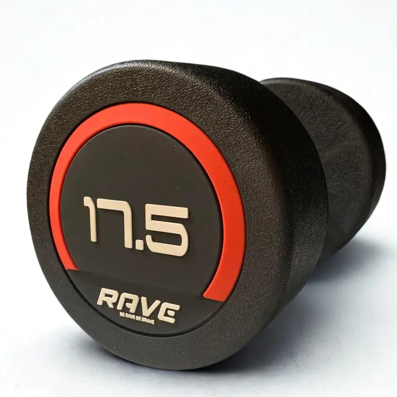 RAVE RG 806 Round Head TPU Dumbbell Set Of 180 Kg