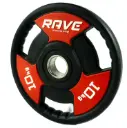 RAVE RG 807 3 Grip TPU Weight Plate Set Of 150 Kg